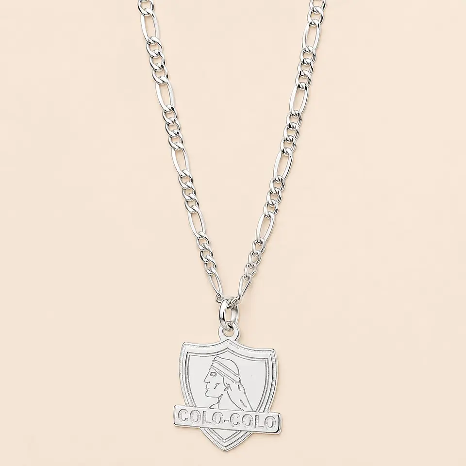 Cadena con Colgante Colo-Colo — Plata 925 2