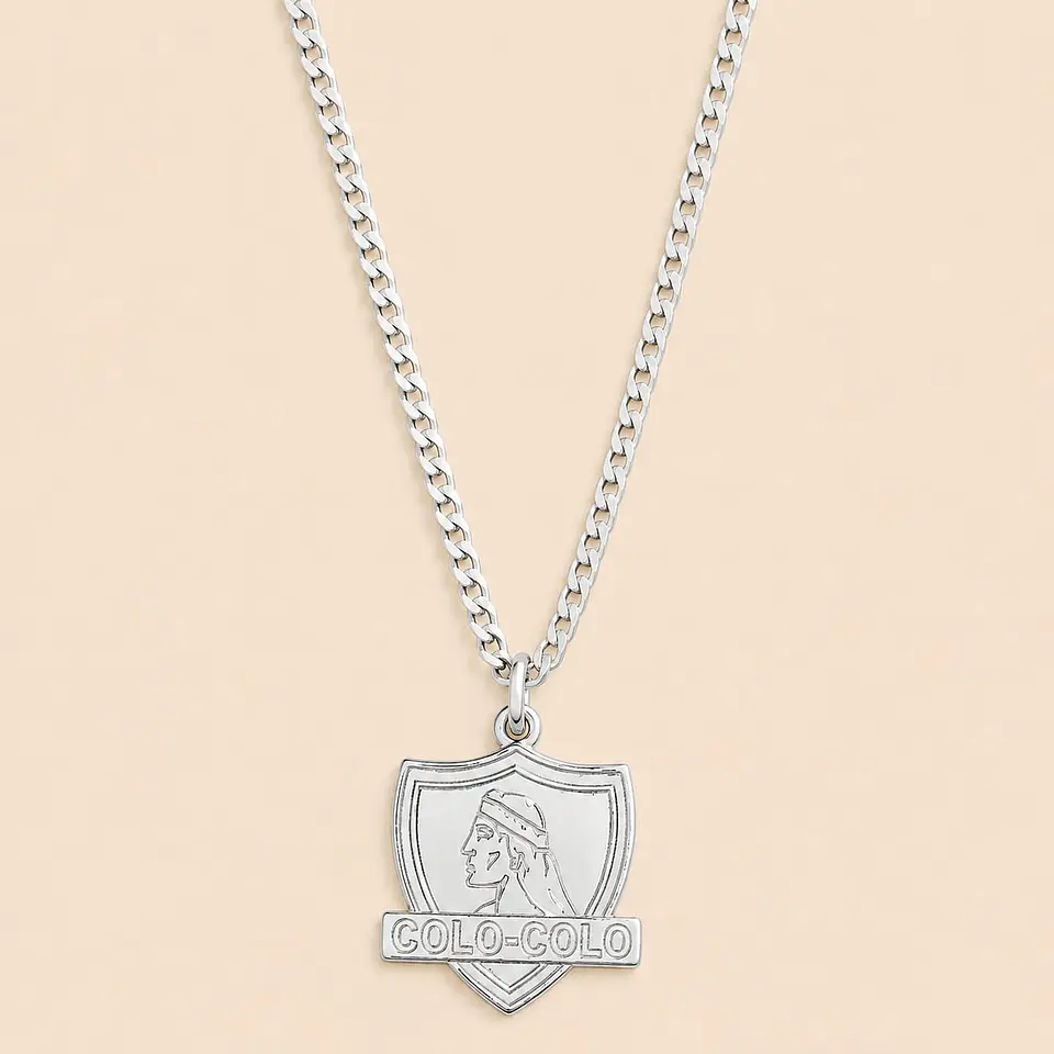 Cadena con Colgante Colo-Colo — Plata 925 4