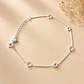 Tobillera Plata 925 · Círculos Satinados - Miniatura 1