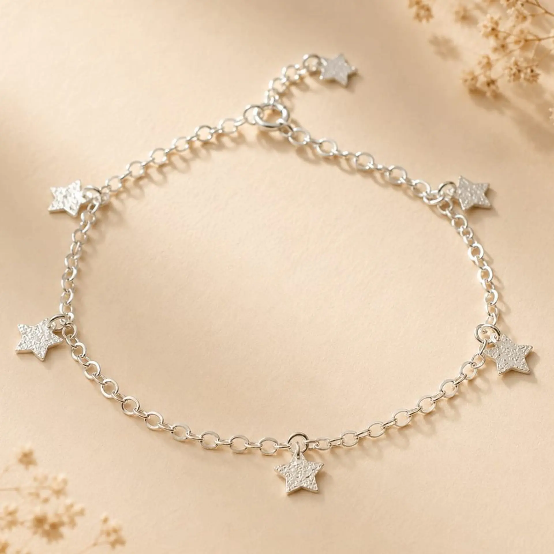 Tobillera Plata 925 · Estrellas 1