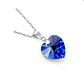 Collar Corazón Cristal Facetado Plata 925 - Miniatura 3