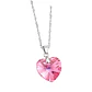 Collar Corazón Cristal Facetado Plata 925 - Miniatura 10