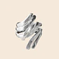 Anillo Ajustable Plata 925 · Entrelazado - Miniatura 1