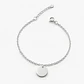 Pulsera De Plata con Medalla Personalizable - Miniatura 2