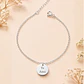 Pulsera De Plata con Medalla Personalizable - Miniatura 1