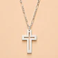Collar Cruz Plata 925 · Colgante Cruz Moderna - Miniatura 3