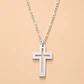 Collar Cruz Plata 925 · Colgante Cruz Moderna - Miniatura 4