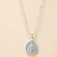 Collar Medalla San Benito · Plata 925 - Miniatura 1