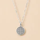 Collar Medalla San Benito · Plata 925 - Miniatura 2