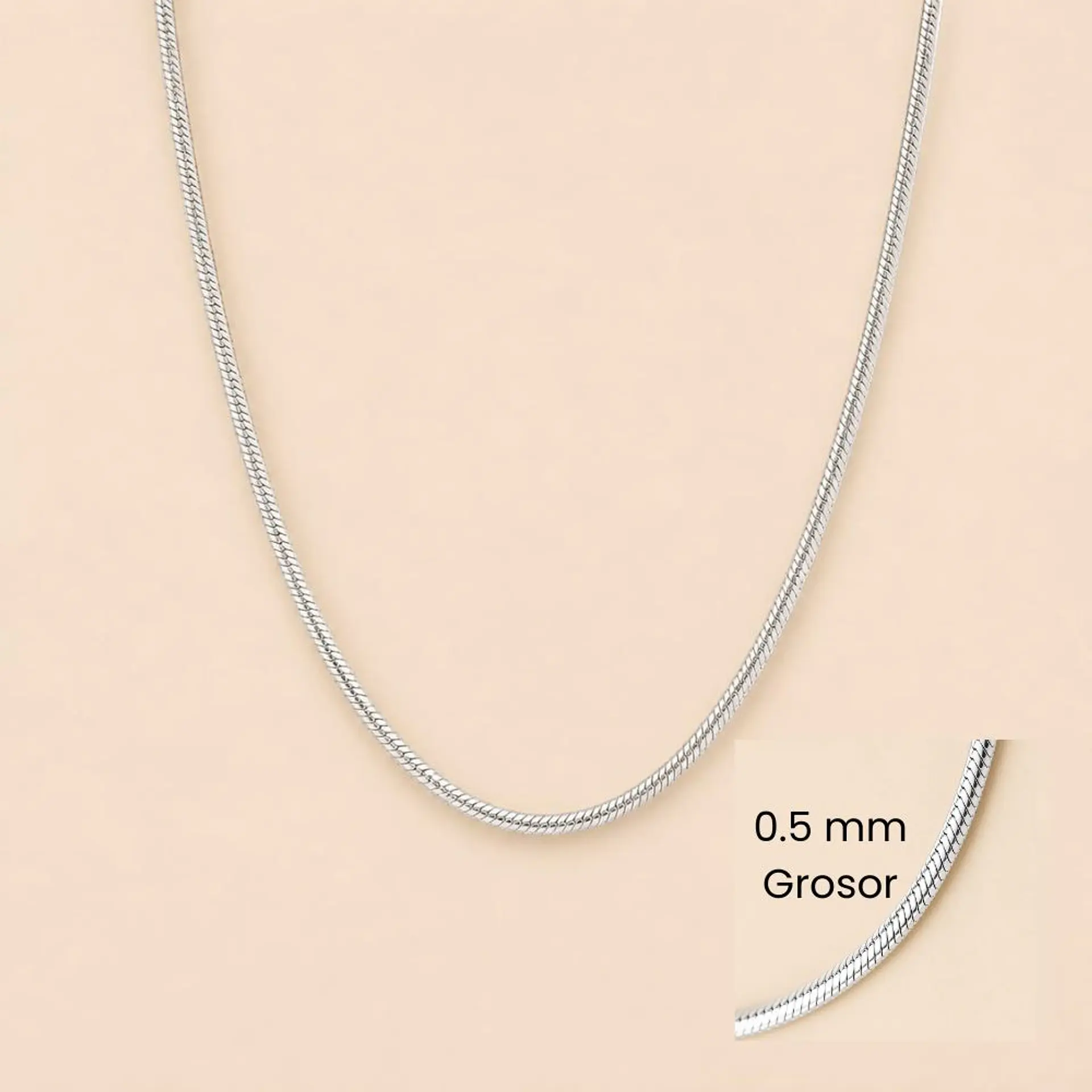 Cadena Cola de Ratón Plata 925  1