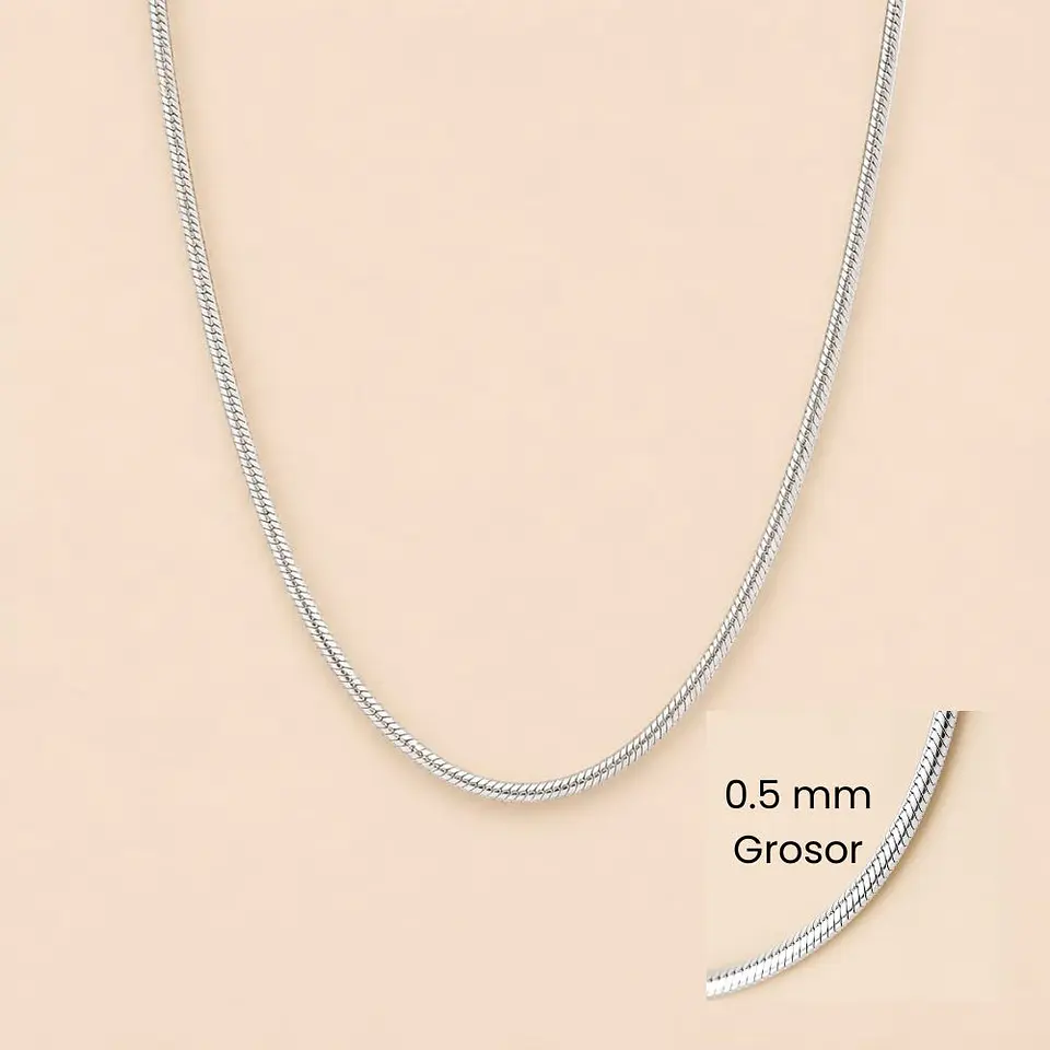 Cadena Cola de Ratón Plata 925  1