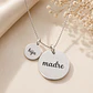 Collar Doble Colgante Plata 925 · Personalizable - Miniatura 2
