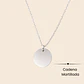 Collar Medalla Delicate 1.3 cm Personalizable Plata 925 - Miniatura 7