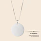Collar Medalla Signature 2 cm Personalizable Plata 925 - Miniatura 7