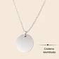 Collar Medalla Signature 2 cm Personalizable Plata 925 - Miniatura 8