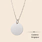 Collar Medalla Classic 1.5 cm Personalizable Plata 925 - Miniatura 8