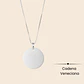 Collar Medalla Classic 1.5 cm Personalizable Plata 925 - Miniatura 9