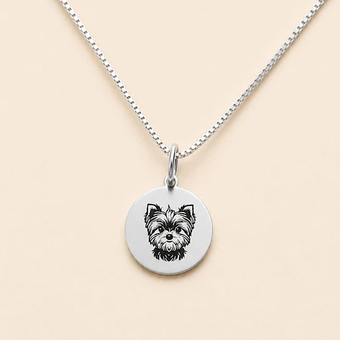 Collar de Plata Mi Perruno Favorito Doglover