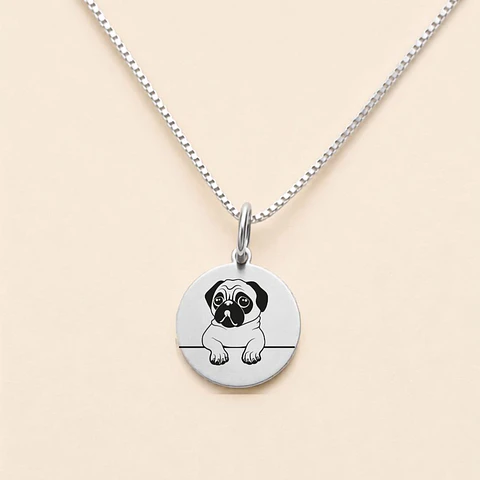 Collar de Plata Mi Perruno Favorito Doglover