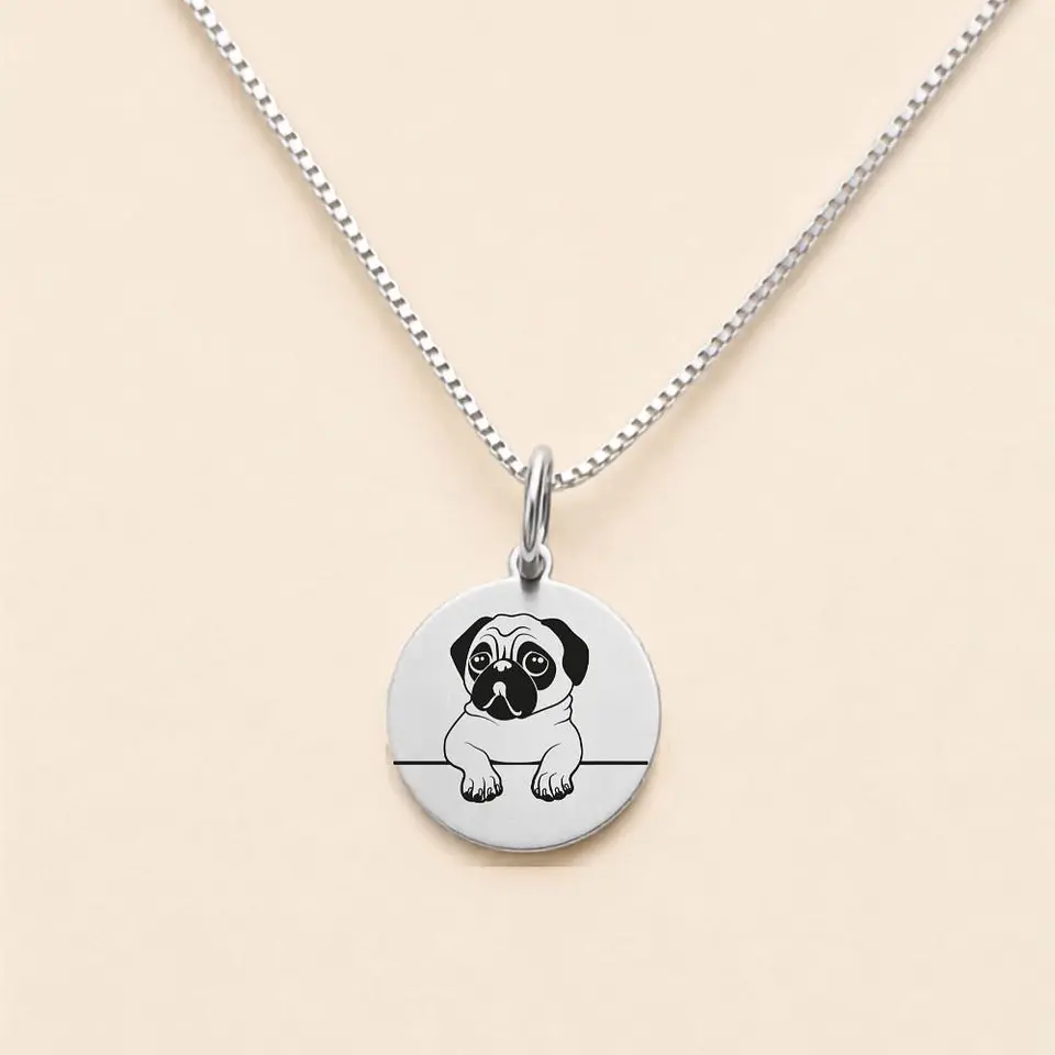 Collar Doglover Personalizable · Plata 925 2