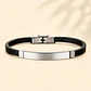 Pulsera Cuero y Acero Mujer Personalizable · Acero y Cuero - Miniatura 1