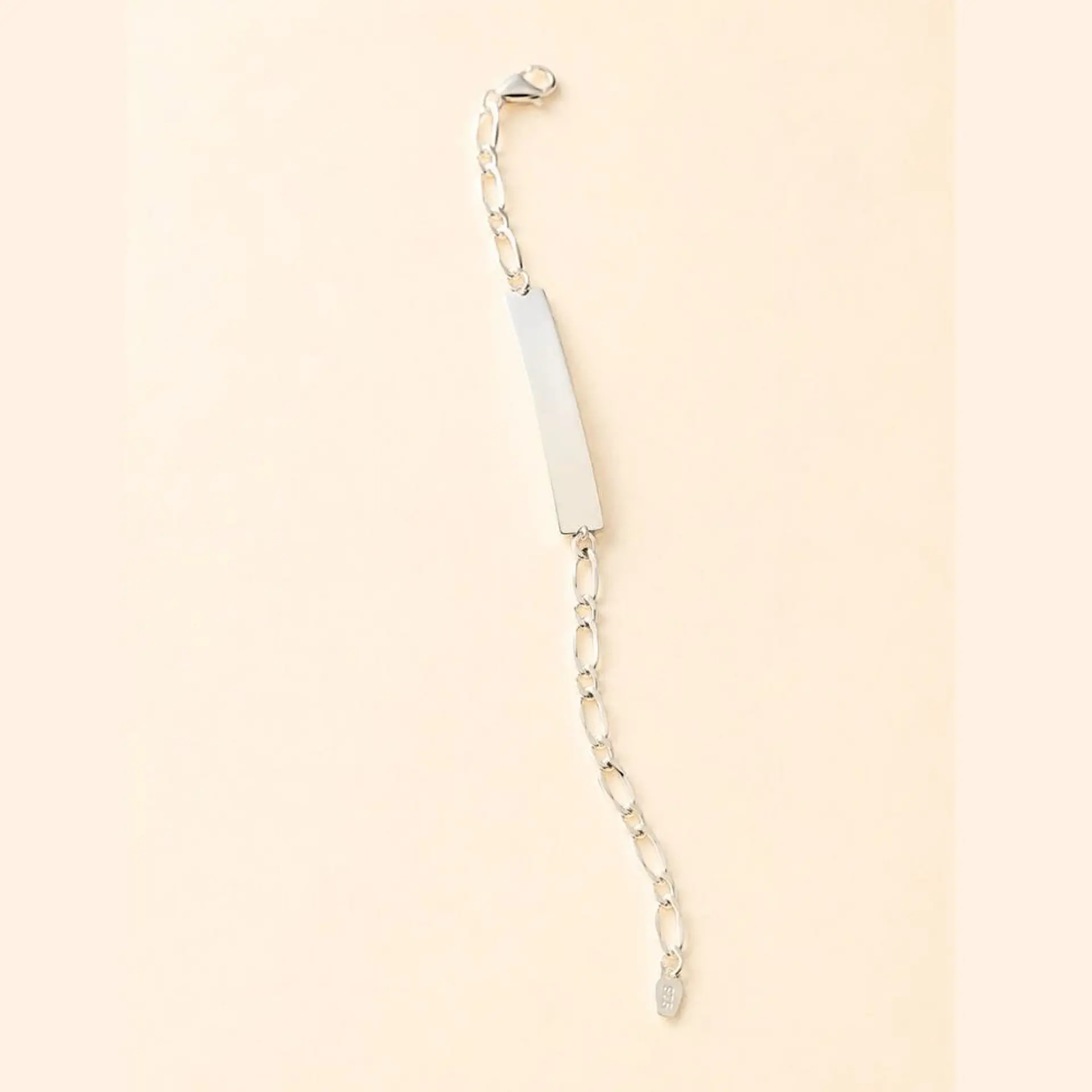 Pulsera Piocha Plata 925 · Figaro Personalizada 3