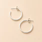 Argollas Lisas Abiertas Plata 925 · 20 MM - Miniatura 1