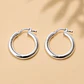 Argollas Gruesas Plata 925 · 20 MM - Miniatura 1