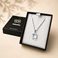 Collar Corazón Cristal Plata 925 - Miniatura 2