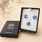 Conjunto Corazones de Cristal · Plata 925 - Miniatura 3