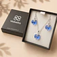Conjunto Corazones de Cristal · Plata 925 - Miniatura 4
