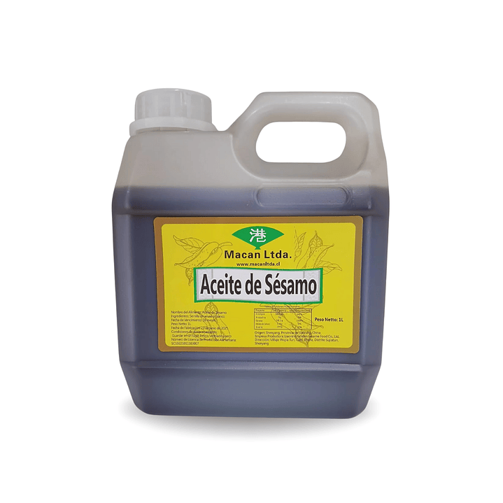 Aceite de Sésamo Macan 1 Litro (IVA incluido)  1