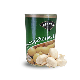 Champiñon entero lata 425  grs (IVA incluido)
