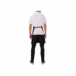 Pechera O Delantal Cocina Negro Listado (IVA incluido)