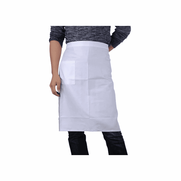 Mandil Clásico De Cocina O Salon Blanco (IVA incluido) 1