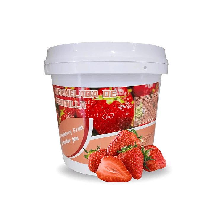 🍓 Mermelada de Frutilla con Fruta Entera – Balde 5 kg (IVA incluido) 1