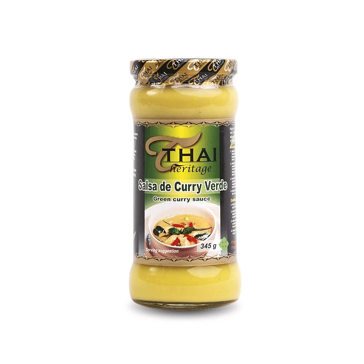 🌿 Salsa de Curry Verde Thai Heritage 345 g (caja 12 unid) (IVA incluido)  1