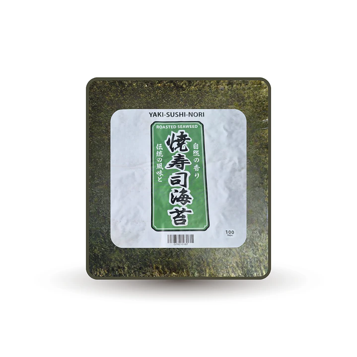 Alga Nori Green (Verde) 100 Hojas 1