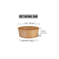 Set Bowl Kraft + Tapa 500 ml (Iva incluido) - Miniatura 1