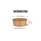 Set Bowl Kraft + Tapa 1150 ml (Iva incluido) - Miniatura 1
