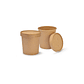 Set Pote Sopa Kraft  + Tapa Kraft  350 ml o 12 oz (IVA incluido) - Miniatura 2