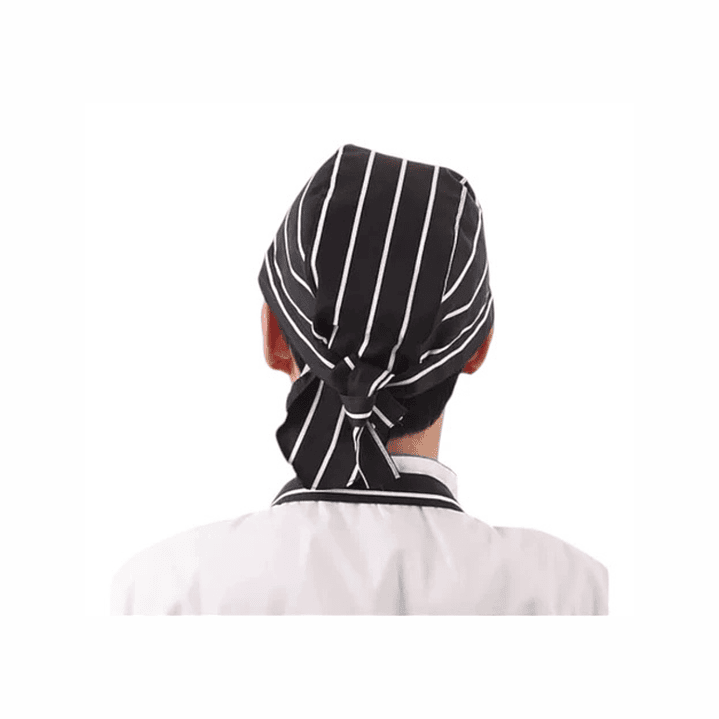 Gorro O Bandana De Cocina Listada Chef (IVA incluido)  2