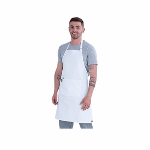 Pechera Delantal Blanca Cocina Gastronomia Unisex (IVA incluido)