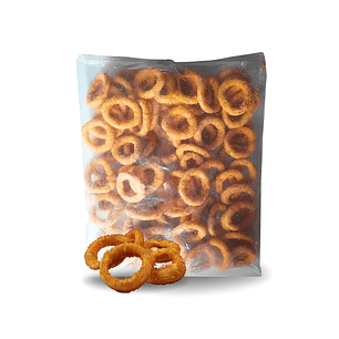🧅 Aros de Cebolla Prefritos Crujientes – Bolsa 1 kg (IVA incluido) 