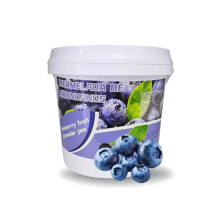 🫐 Mermelada de Arándanos con Fruta – Balde 5 kg (IVA incluido)  1