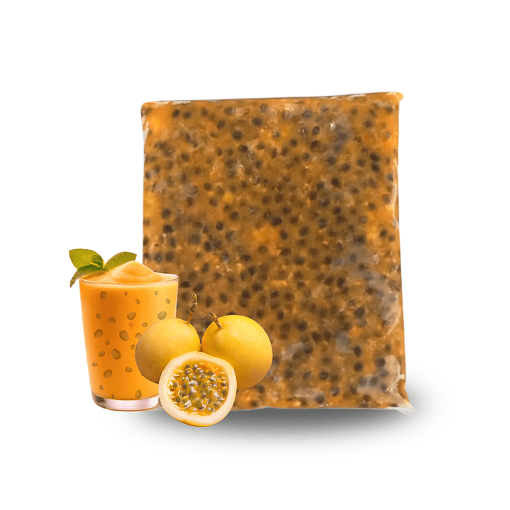 Pulpa de Maracuyá Con Pepa Congelada 500 grs. 1