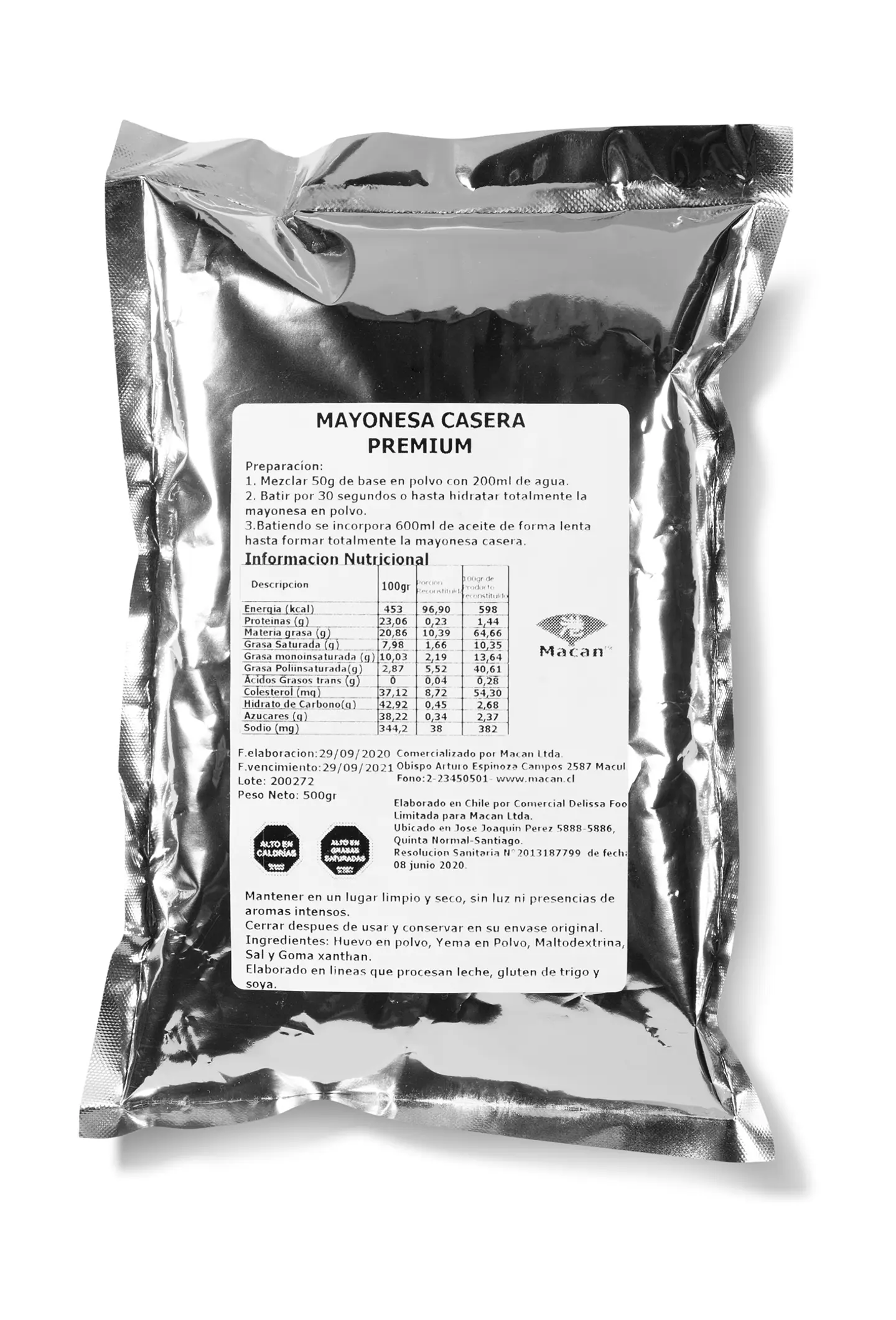 Mayonesa Casera en Polvo (Precio más Iva) 1