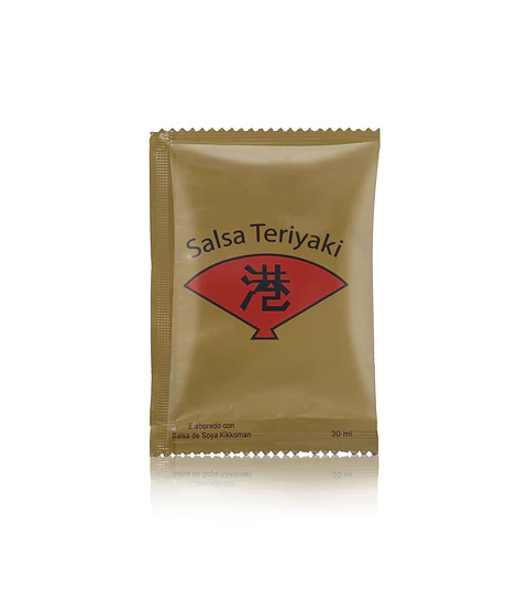 Sachet salsa Teriyaki 30ml 200 Unidades  (Precio más Iva)