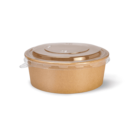 Set Bowl Kraft + Tapa 750 ml (Precios más Iva)