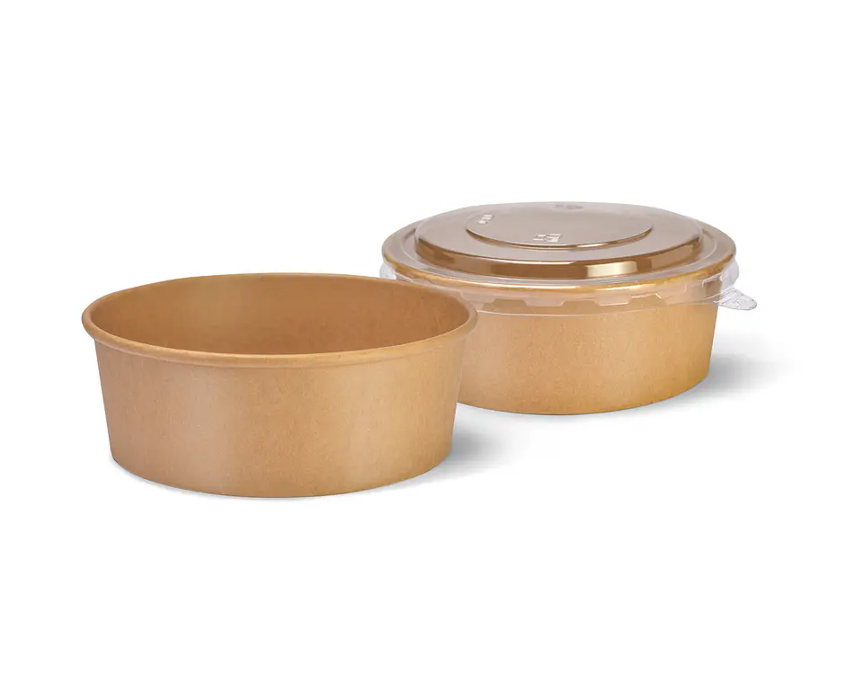 Set Bowl Kraft + Tapa 1150 ml (Precio más Iva) 2